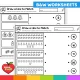 Black and white Halloween draw a line to match number worksheets.