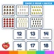 Game 2: read the number word and match it to the Fall picture card.