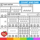 Thanksgiving count and dab dot marker worksheets for numbers 0 to 20.