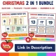 Save more with the Christmas Number Match-Ups 2 in 1 bundle, puzzles plus flash cards.