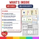 What is inside the Christmas Number Match-Ups 0-20: 41 cards and 26 worksheets.