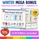 Mega bonus Preschool and Pre-K 0-10 edition included with the Winter number puzzles.