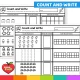 Back to School count and write worksheets with ten frames to color.