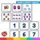 Count and match game with Ocean subitizing picture cards.