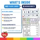 What is inside the Pets Number Match-Up Cards 1-20: flash cards and draw a line worksheets.