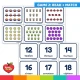 Read and match game pairing Space number words with numerals.
