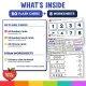 What is inside the Space Number Match-Up Cards 1-20: flash cards and draw a line worksheets.