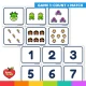 Count and match game with Fairy Tale subitizing picture cards.