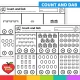 House count and dab worksheets for numbers 0 to 20.