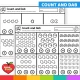 St. Patrick's Day count and dab dot marker worksheets for numbers 0 to 20.