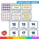 Game 2: read the number word and match it to the Spring picture card.