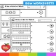 Black and white Summer draw a line to match number worksheets.