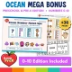 Mega bonus Preschool and Pre-K 0-10 edition included with the Ocean number puzzles.