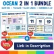 Save more with the Ocean Number Match-Ups 2 in 1 bundle, cards plus puzzles.