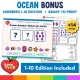 Bonus Ocean number cards 1-10 edition included for younger learners.