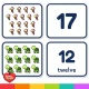 Big Pets number cards and picture cards for counting to 20.