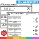 Black and white Pets draw a line to match number worksheets.