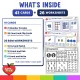 What is inside the Space Number Match-Ups 0-20 pack.