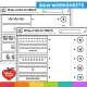 Black and white Transportation draw a line to match number worksheets.