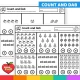 Forest count and dab dot marker worksheets for numbers 0 to 20.
