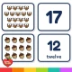 Big Forest number cards and picture cards for counting to 20.