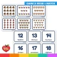 Game 2: read the number word and match it to the Forest picture card.