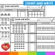 Fairy Tale count and write worksheets with ten frames to color.