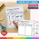 Healthy or unhealthy cut and paste food sort for 1st grade.