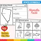 Nevada state symbols worksheets: All About Nevada and My Nevada Symbols.