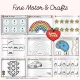 Fine motor and craft pages from Month 11 for little hands.