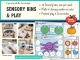 48 sensory bins, one per week, with math and literacy centers in color.