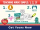 Teaching made simple in three steps: download, print and teach.