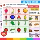 Food cards for the five food groups and treats.