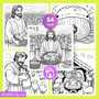 54 Biblical Jesus Events Coloring Pages - Sacred Stories eBookStorify