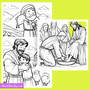 54 Biblical Jesus Events Coloring Pages - Sacred Stories eBookStorify