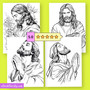 130 Jesus Christ Coloring Pages Vol 2 - Life Stories Art eBookStorify