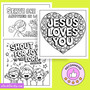 80 Bold Easy Bible Verse Coloring Pages - Prime Pack eBookStorify