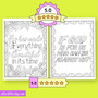 25 Bible Flowers Quotes Coloring Pages - Faith Quotes eBookStorify