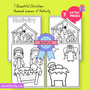 20 Nativity Christmas Coloring Pages - Miracle Art eBookStorify