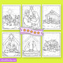 20 Nativity Christmas Coloring Pages - Miracle Art eBookStorify
