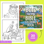 96 Bold Easy Sweet Bible Coloring Pages - Power Pack eBookStorify