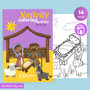 Christmas Nativity Coloring Book Ages 3+ Bible Activity Set - eBookStorify