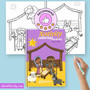 Christmas Nativity Coloring Book Ages 3+ Bible Activity Set - eBookStorify