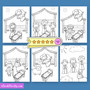 Christmas Nativity Coloring Book Ages 3+ Bible Activity Set - eBookStorify