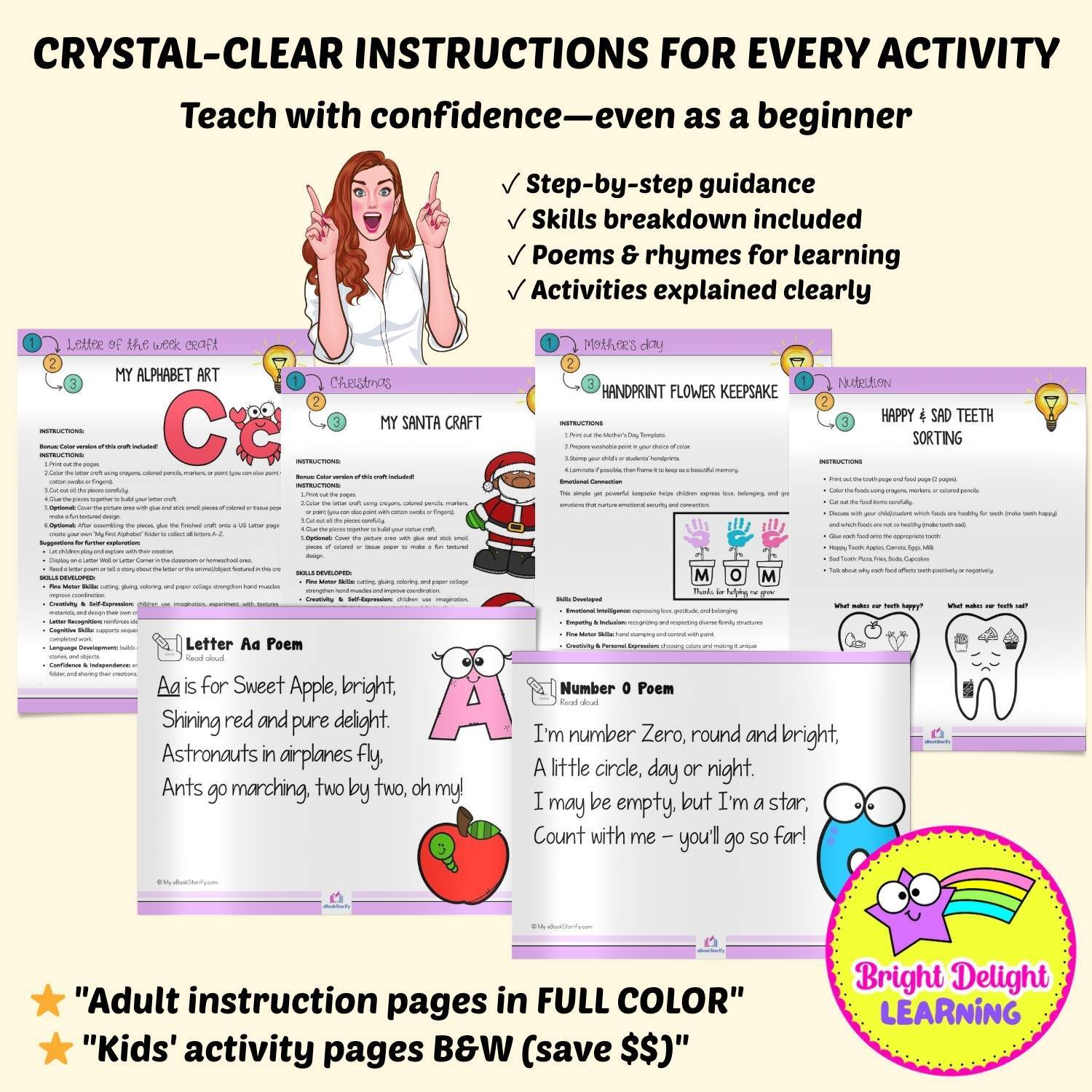 Instructions for Teachers and Homerschoolers Parents - eBookStorify