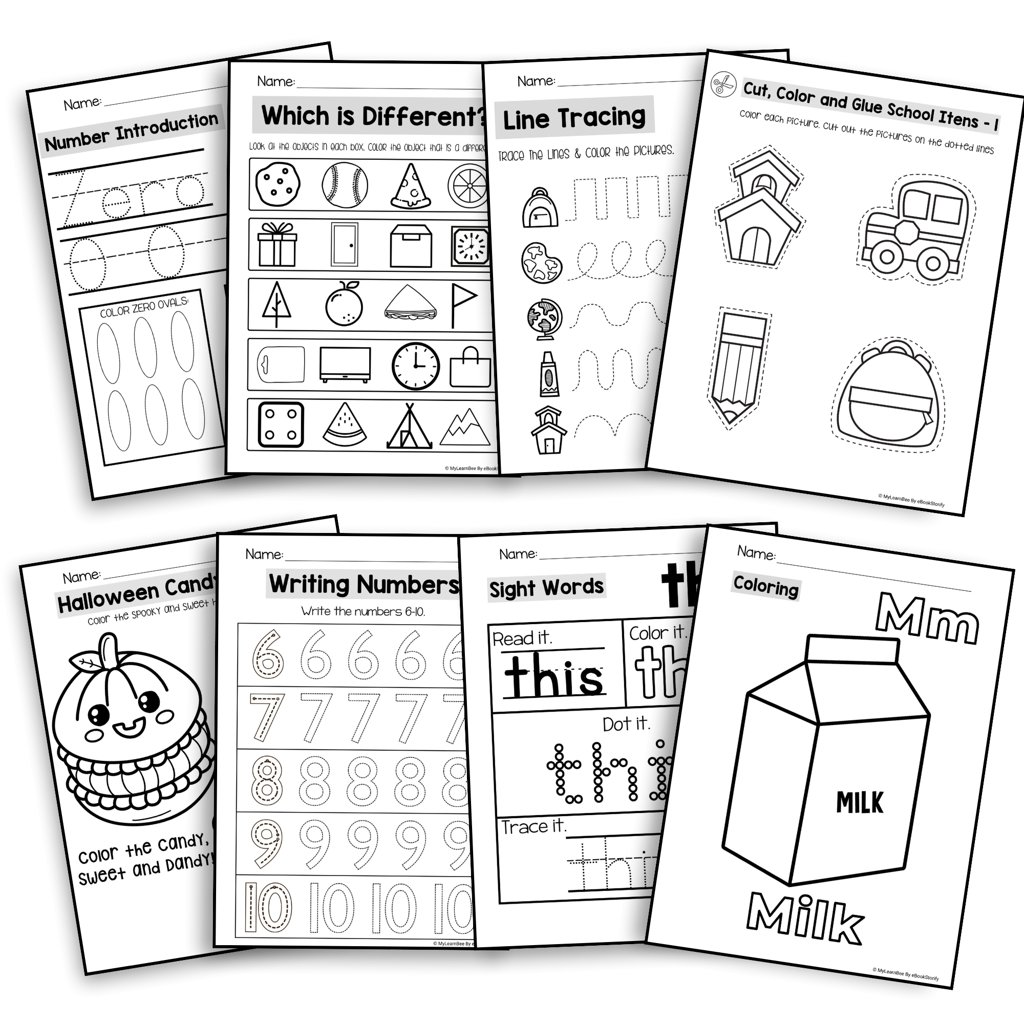 Preschool Curriculum Full Year Activities Pack - eBookStorify