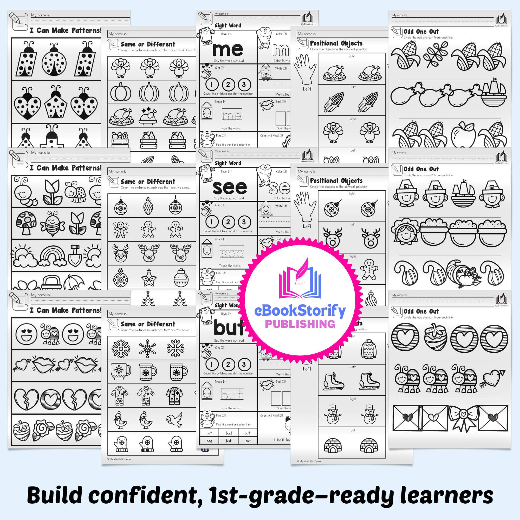 Kindergarten Complete Curriculum Bundle - Critical Thinking by eBookStorify