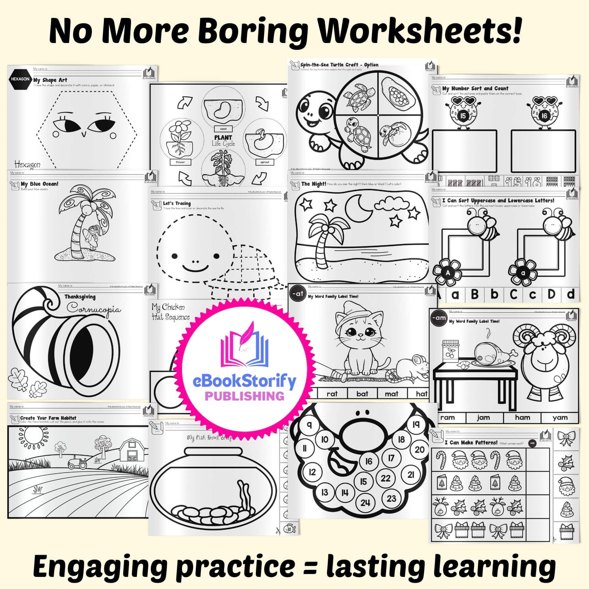 Kindergarten Complete Curriculum Bundle - Arts Science by eBookStorify