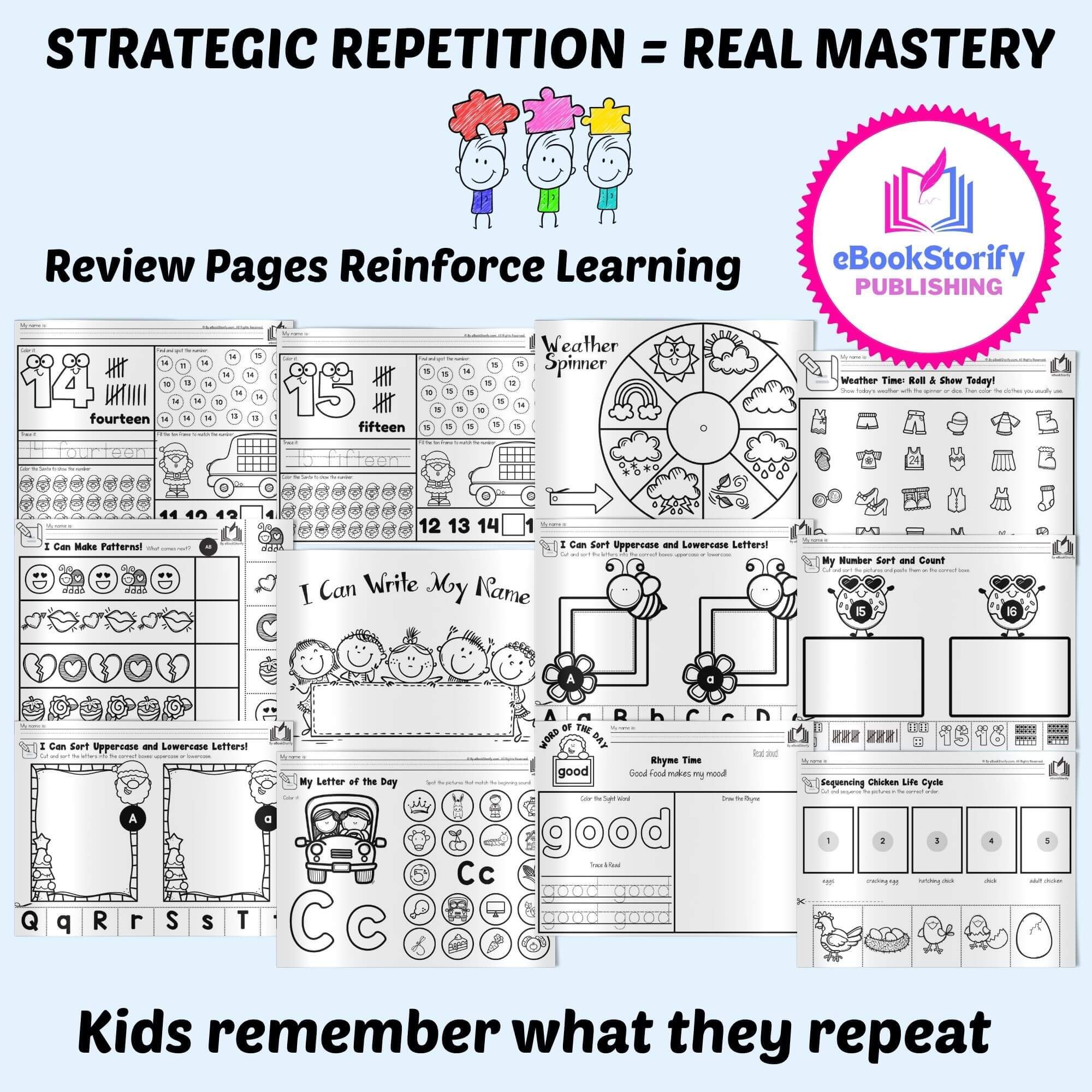 Kindergarten Complete Curriculum Bundle by eBookStorify