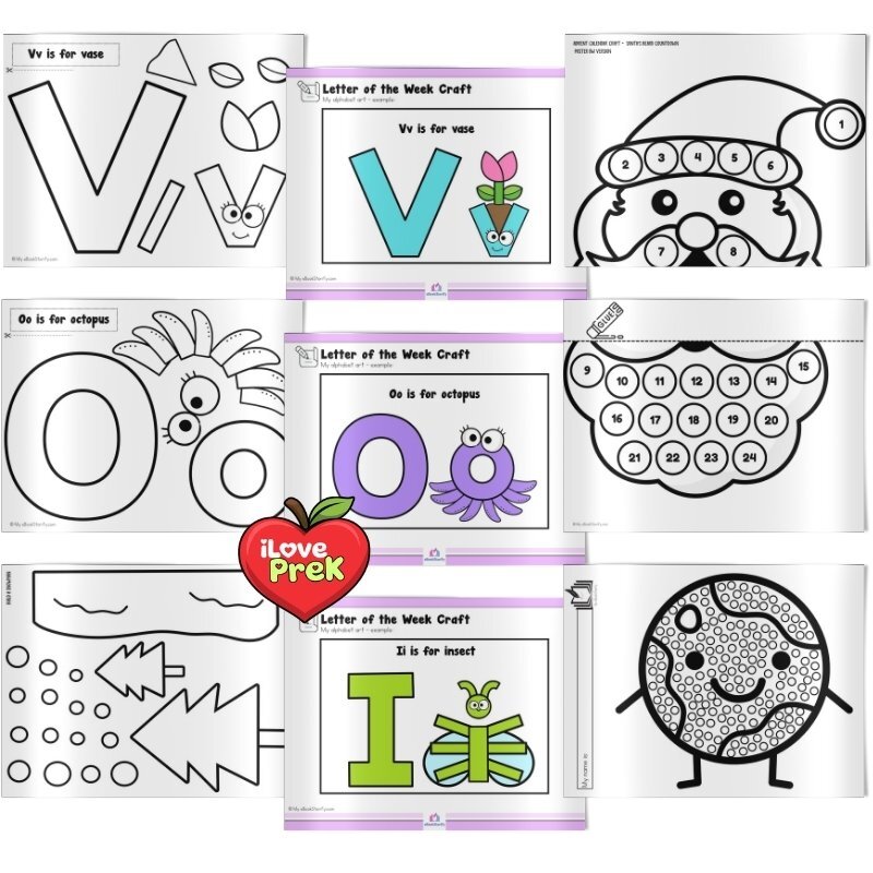 Preschool crafts kids love to create by iLovePreK